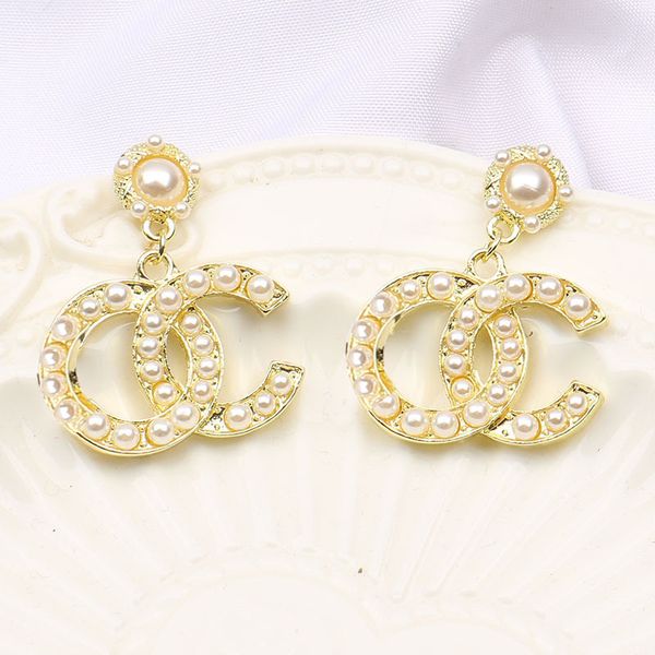 

jewelry exquisite long irregular bright pearl earrings personality granny earrings accessories black friday, Golden;silver