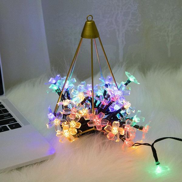 

strings 2pcs garland solar led string light 2m ip54 waterproof outdoor fairy holiday wedding home christmas year decor lamp