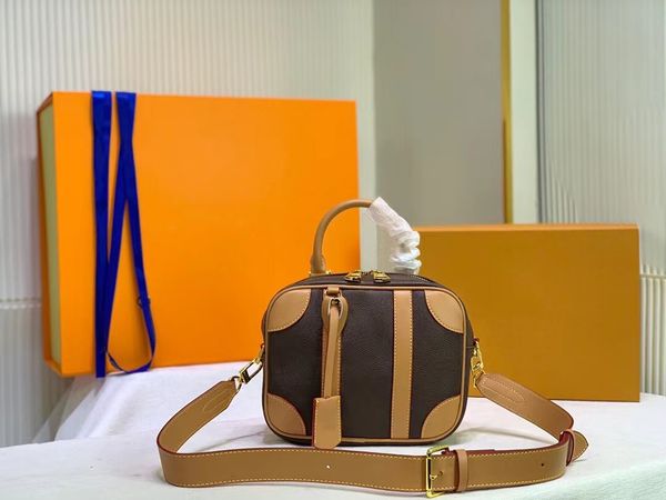 

wholesale classic luxury designer vintage cross body bags women brown small genuine leather shoulder bag m44894