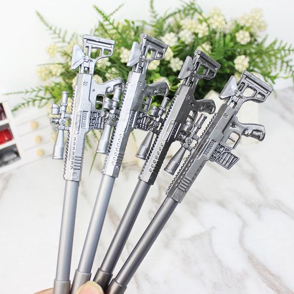 

gel pens 2pc creative personality stationery sniper rifle style pen absolutely ground begging give birth eat chicken gun sign