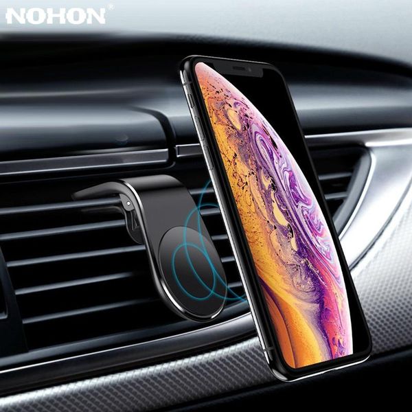 

shape magnetic phone holder air vent mount stand in car for 11 pro max x xs 8 7 magnet gps smartphone cell mounts & holders
