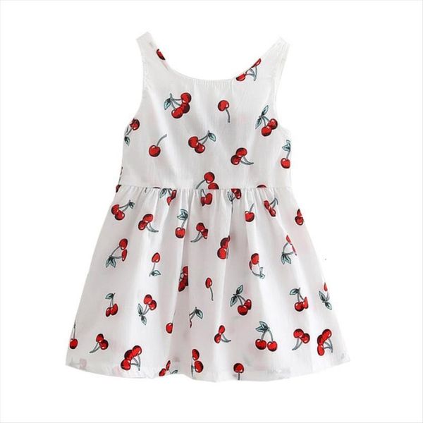 

cotton baby girls vest girl dresses kids sundress princess shirt, Red;yellow
