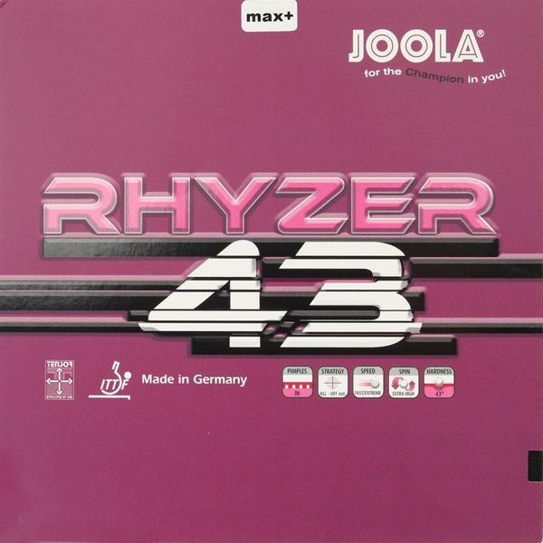 

table tennis raquets joola rhyzer 43 / 48 (2021 ) rubber pips-in pong sponge tenis de mesa