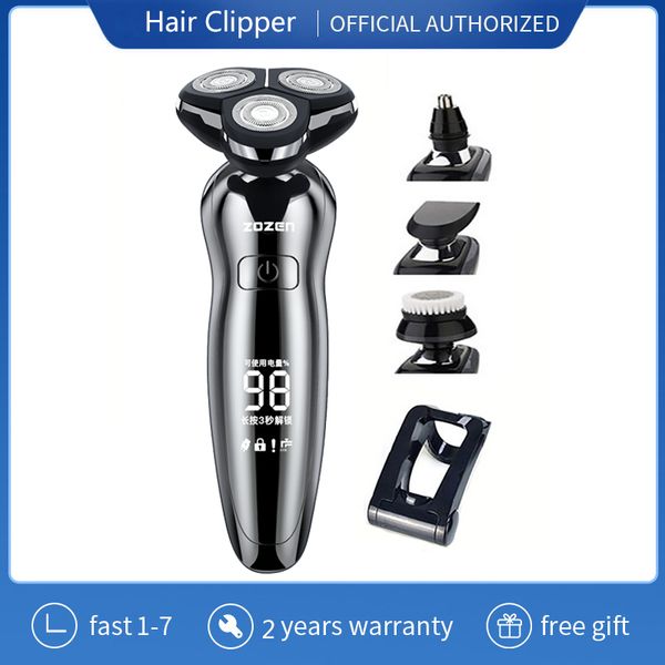 

electric shaver 4d men\s electric hair clipper usb rechargeable professional hair trimmer hair cutter for men razor