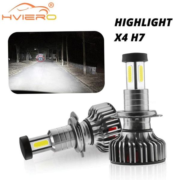 

car led 120w 30000lm headlight kit h7 h11 9005 9006 9012 headlamp plug play 360Â° turbo cool fan ip70 fog head lamp turn signal headlights