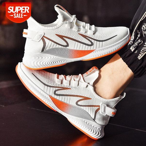 

summer men's shoes mesh fly woven sports light and breathable outdoor running fashion trend casual #zt7z