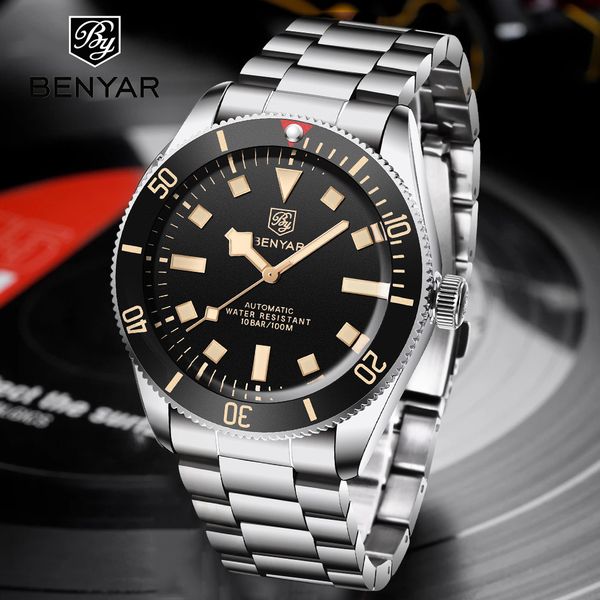 

luxury mens wristwatches watches for quartz qwarts sport waterproof wrist watch black bay retro mechanical188y, Slivery;brown
