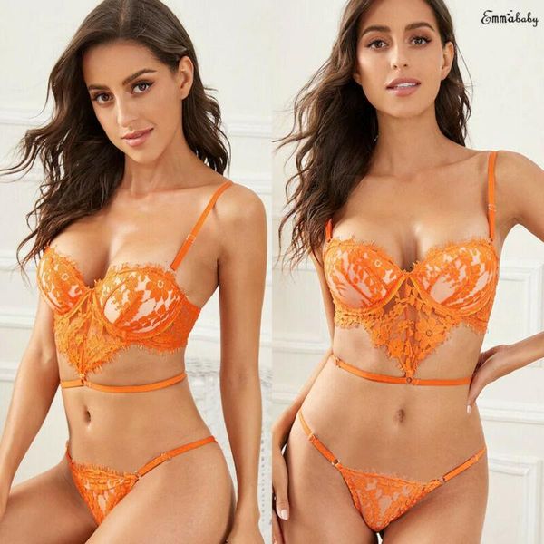 

bras sets lingerie women underwear babydoll sleepwear lace bra panties g-string set, Red;black