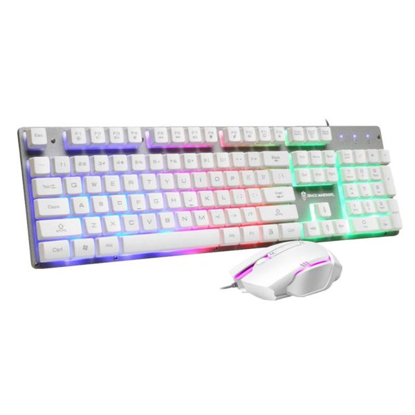

keyboard mouse combos 1 set combo rgb backlight ergonomic wired computer