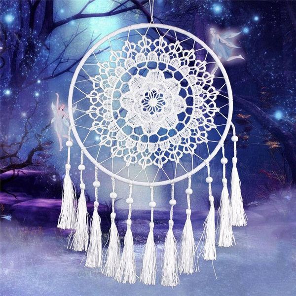 

large dream catcher ring handmade feather national american car home decor hanging art gift diy decoration children room decorative o object