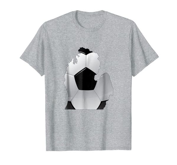 

detroit michigan shirt - soccer, foot ball sports t-shirt, White;black