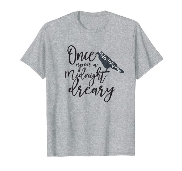 

literary gift edgar allan poe shirt nevermore raven tshirt, White;black