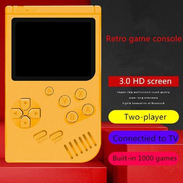 

coolbaby rs97 retro game console built in 1000 3 inch handheld support double player battle tv connected portable players