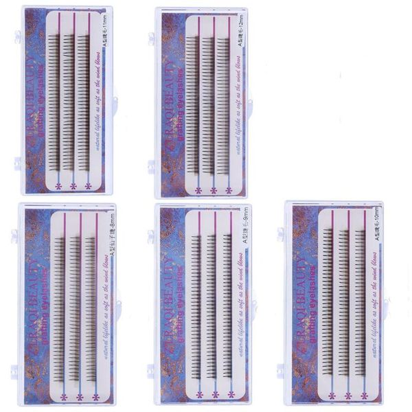 

false eyelashes bunche faux mink eyelash extensions grafting premade volume wispy individual