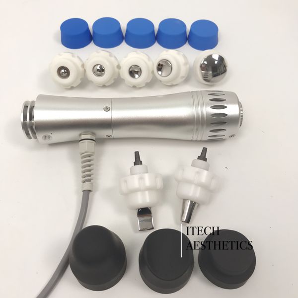 

manufacture factory supply shockwave machine spare parts shockwaves device work-handle with 7 working tips rubber caps