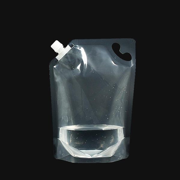 

storage bags spot can be customized thick nylon transparent portable beer bag sauce ironing liquid packaging nozzle