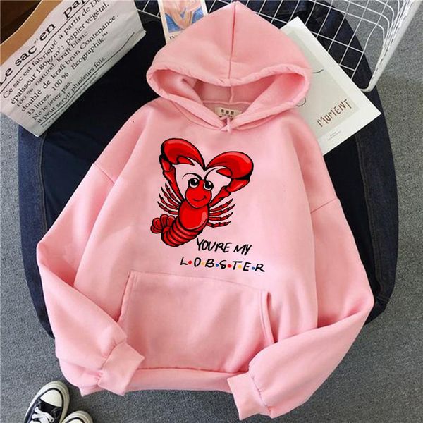 

women's hoodies & sweatshirts friends tv shows women hoodie pink clothing harajuku ulzzang sweatshirt hood oversized streetwear female, Black