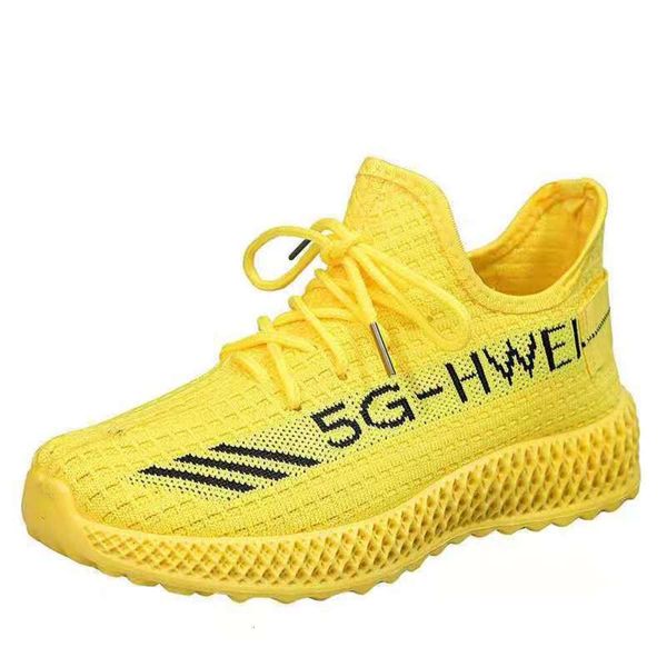 

2021 shoes women's casual shoes new single sports style leisure flying woven korean gw9l 3m6j, Black