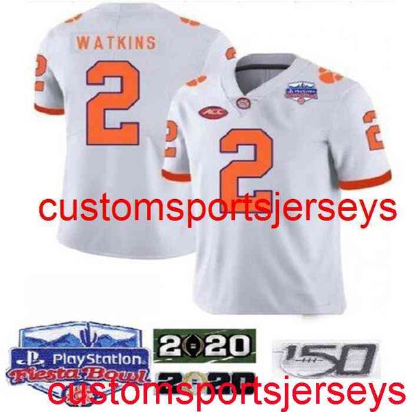

stitched clemson tigers #2 sammy watkins diamond quest white ncaa jersey custom any name number xs-5xl 6xl, Black