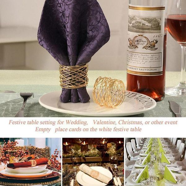 

napkin rings decoration mouth cloth ring iron wire western art table restaurant supplies tableware type w1r0