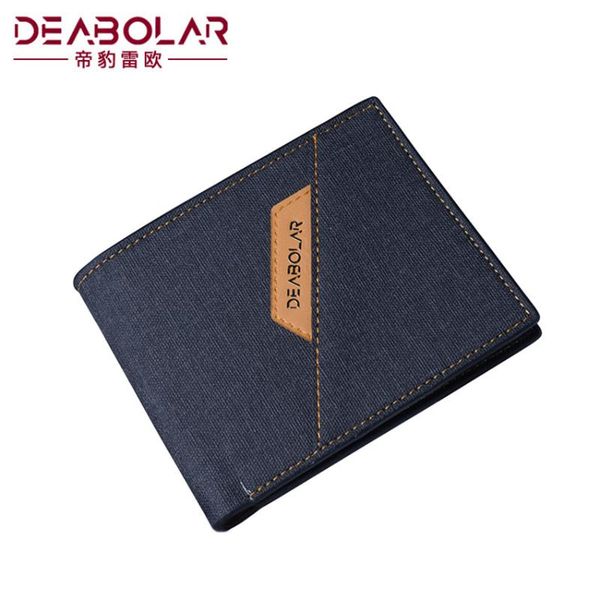 

wallet men horizontal canvas male purse mini slim vintage mens clutch bag pu money bags card holder wallets, Red;black