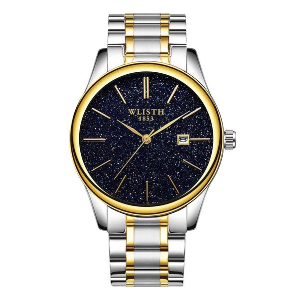 

wristwatches men's watches bright star fashion waterproof student calendar female wristwatch imitation brands 2021, Slivery;brown