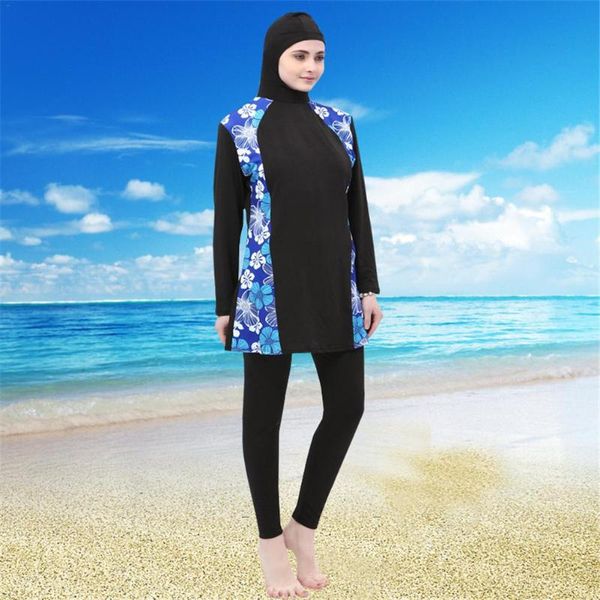 

one-piece suits women's arabian & muslim swimwear conservative swimsuit hui nationality