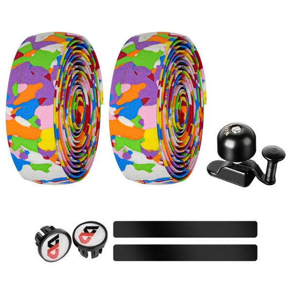 

bike horns mtb bicycle bell straps eva belt combination suit cycling equipment with