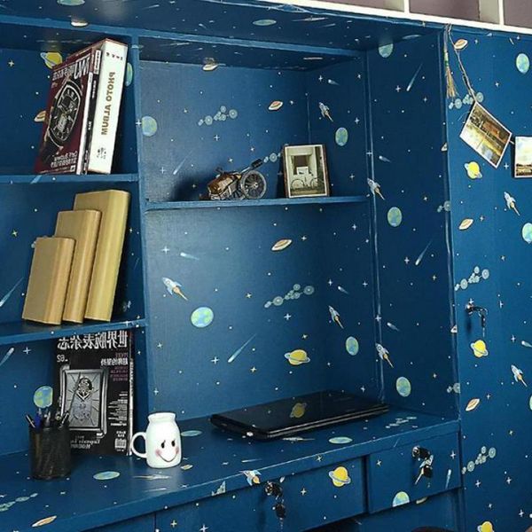 

wallpapers sticker pvc self-adhesive wallpaper waterproof student dormitory furniture living room bedroom dining cabinet desktop