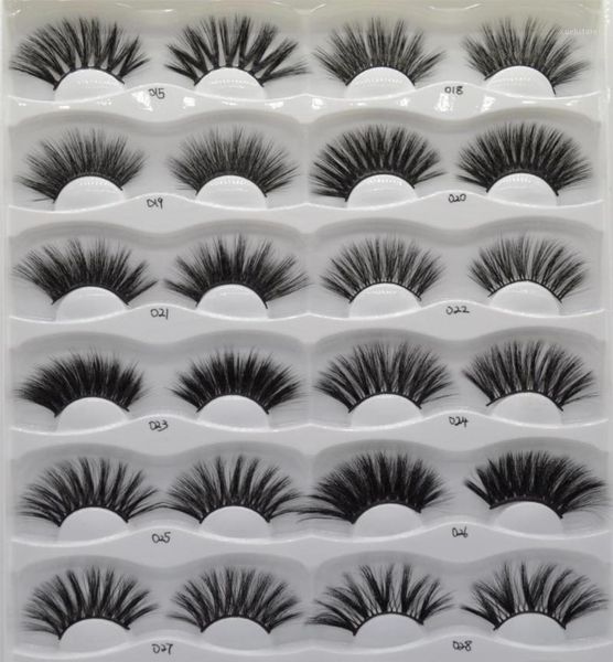 

wholesale custom private label box 3d lash faux mink silk eyelash false eyelashes1