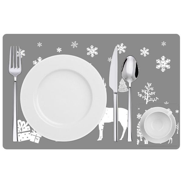 

ly christmas placemats table mat mats washable for kitchen dining decoration te889 & pads
