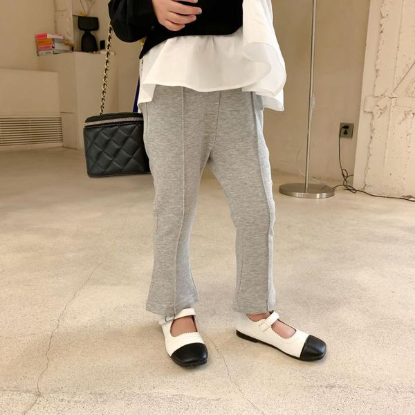 

trousers 2021 autumn arrival girls fashion flare pants kids, Blue