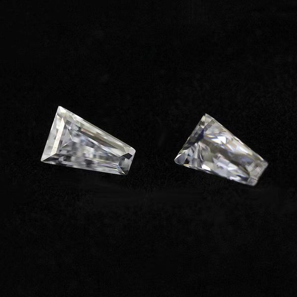 

other 100% real geometric ladder side shape d color vvs1 moissanite loose stones for diy jewelry making watch and wacth case