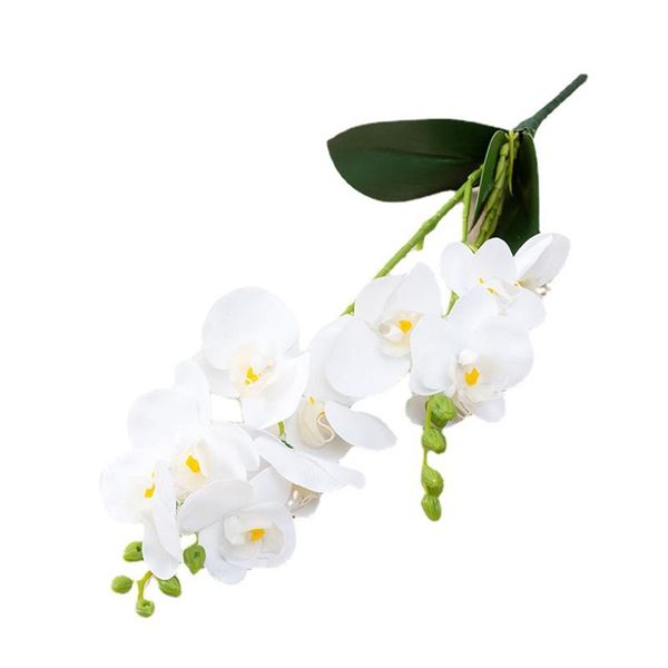 

decorative flowers & wreaths 12 heads valentine real touch diy artificial butterfly orchid reusable living room wedding outside garden home