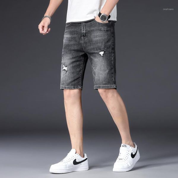 

men's shorts ripped summer mens blue jeans plus size loose streetwear male fashion boys casual long bermuda pocket z078, White;black