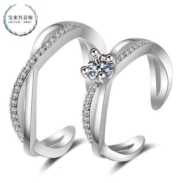 

ring zircon engagement couple crown opening s, Silver