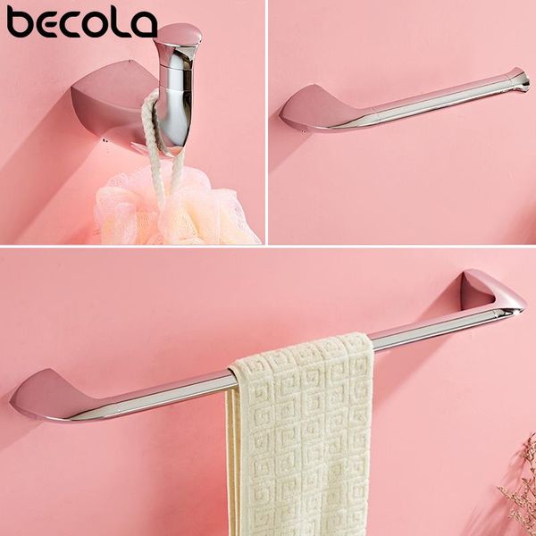 

bath accessory set becola chrome/black 4 piece bathrrom accessories sets wall mounted single towel bar toilet paper holder robe hooks
