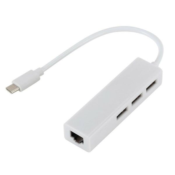 

hubs type c to rj45 usb2.0 network card with hub type-c 100m usb-c high speed data transfer
