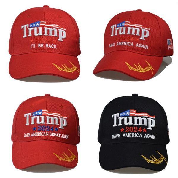 

us presidential general election snapbacks trump 2024 i will be back baseball caps adjustable summer hats 14 5sxb 1588 t2, Black;white