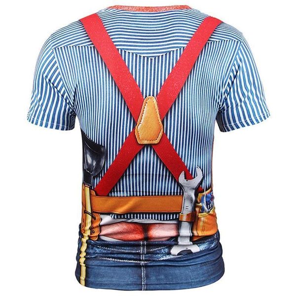 

men's t-shirts mr.1991inc fashion designed t-shirt men/women fake two pieces 3d t shirt print tooling stripes shirts summer sx10, White;black