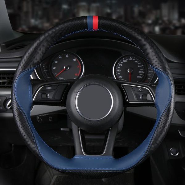 

steering wheel covers hand stitched car cover for kia rio morning stinger niro