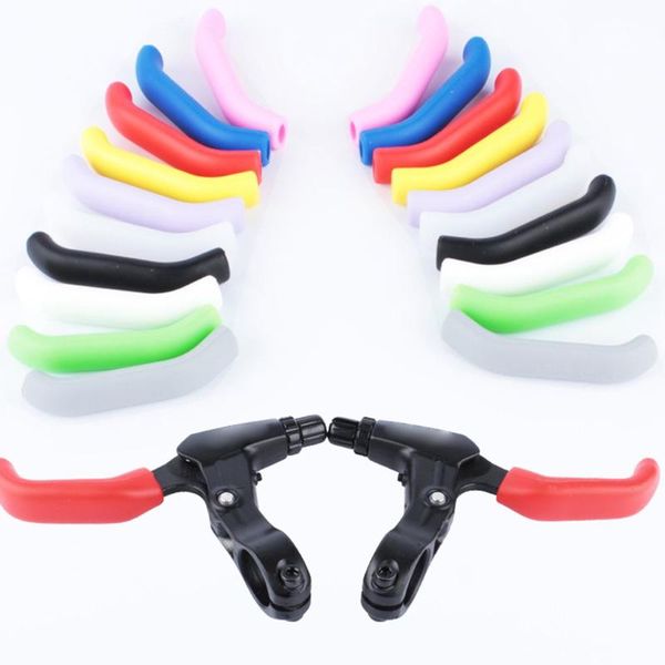 

bike handlebars &components silicone bicycle brake handle sleeve mountain road anti-skid lever protection cover