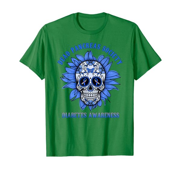 

Dead Pancreas Diabetes Awareness Sugar Skull Sunflower T-Shirt, Mainly pictures