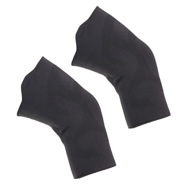 

elbow & knee pads 1 pair nonslip comfortable elastic for sports hiking men outdoor, Black;gray