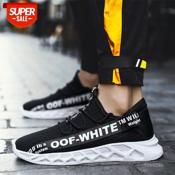 

spring and summer korean version of the trend flying mesh men's shoes youth students breathable sports thick-soled running #gq91