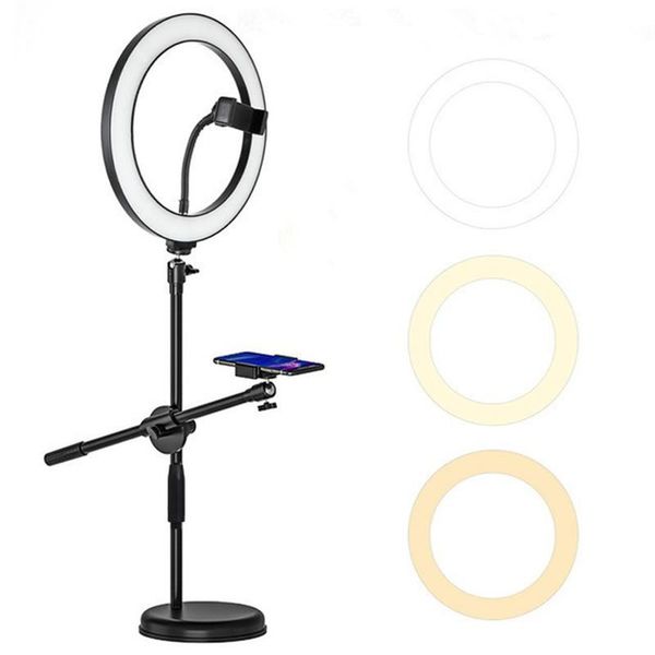 

monopod mount bracket for led ring flash light lamp tablestand tripods with mobile phone holder overhead s nail art