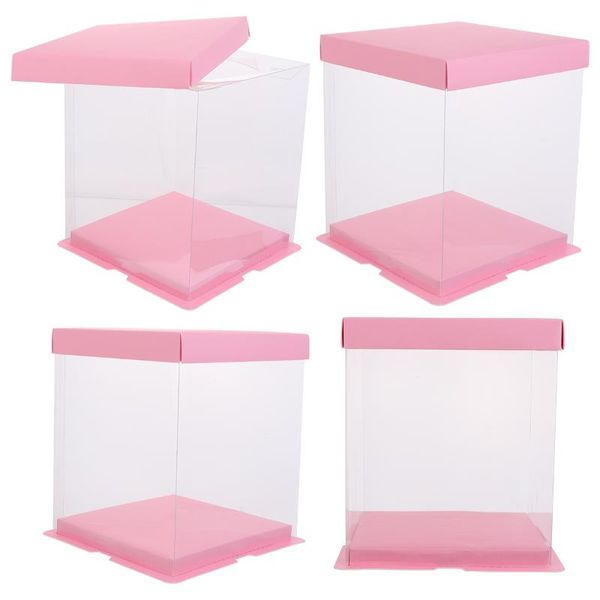 

gift wrap 4pcs transparency packaging box crafted creative dessert