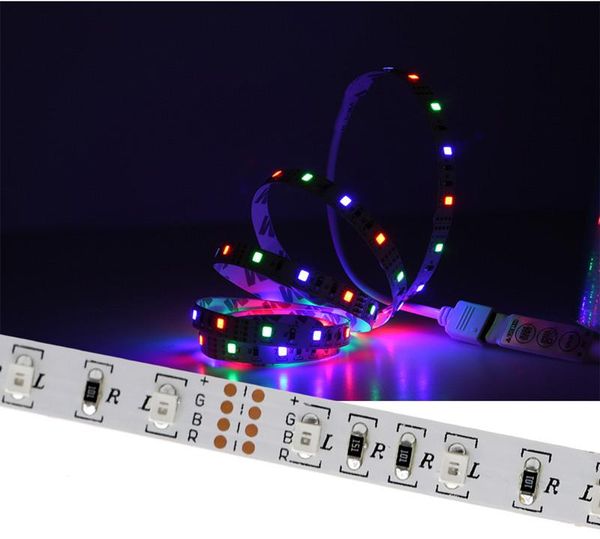 

strip light for tv backlight smd 2835 0.5m 1m 2m dc5v flexible tape ribbon rgb screen background lighting cabinet
