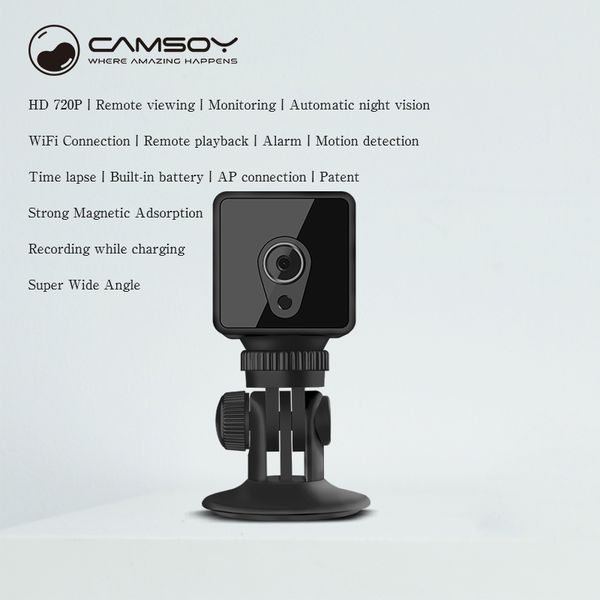 

smart wifi wearable mini camera s1 hd 720p night vision mini dv dvr camcorder wireless remote surveillance video camcorder
