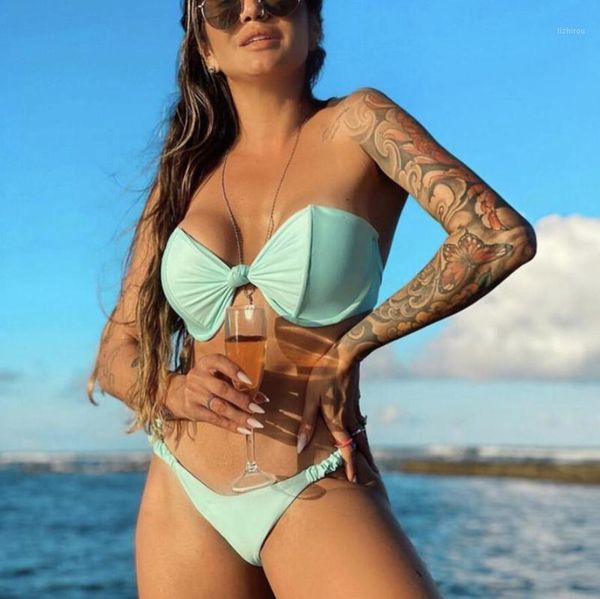 

women's swimwear two piece bikinis women swimsuit female bikini set summer beach wear swim bathing suits biquini 2021, White;black